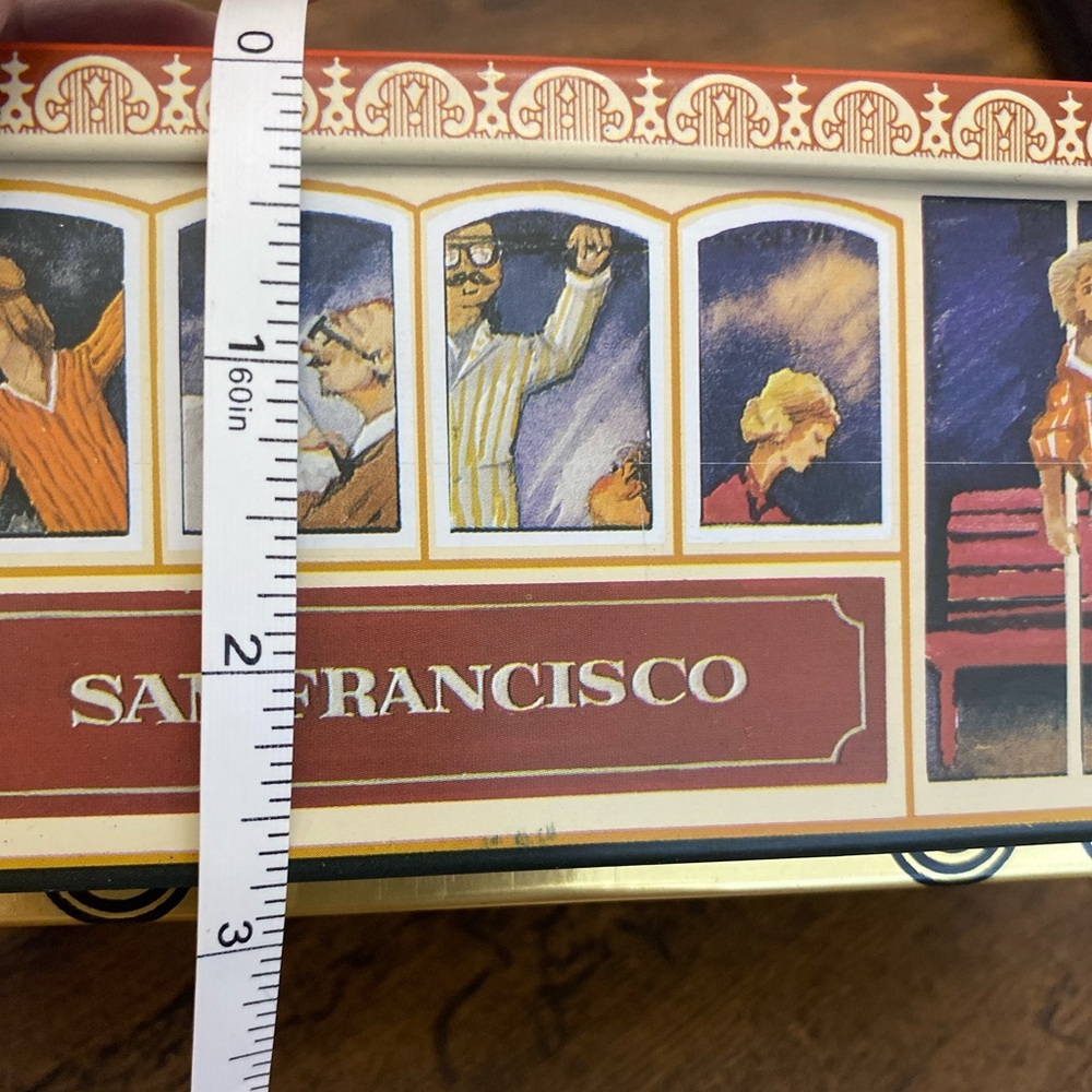 Vintage San Francisco Cable Car Collector Tin - Picture 10 of 10